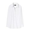 NILI LOTAN Mael Oversized Shirt In White