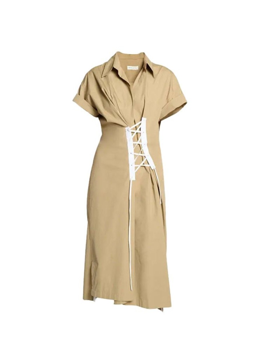 DRIES VAN NOTEN Delick Dress In Beige