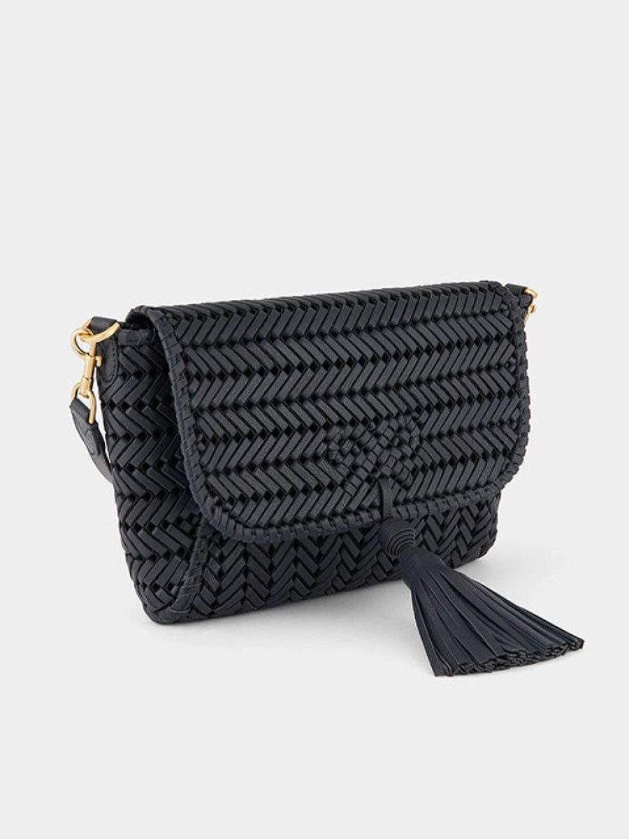 ANYA HINDMARCH The Neeson Tassel Shoulder Bag In Marine