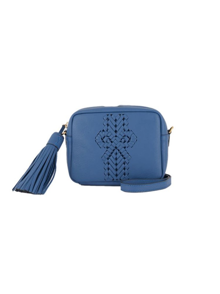 ANYA HINDMARCH The Neeson Tassle In Periwinkle