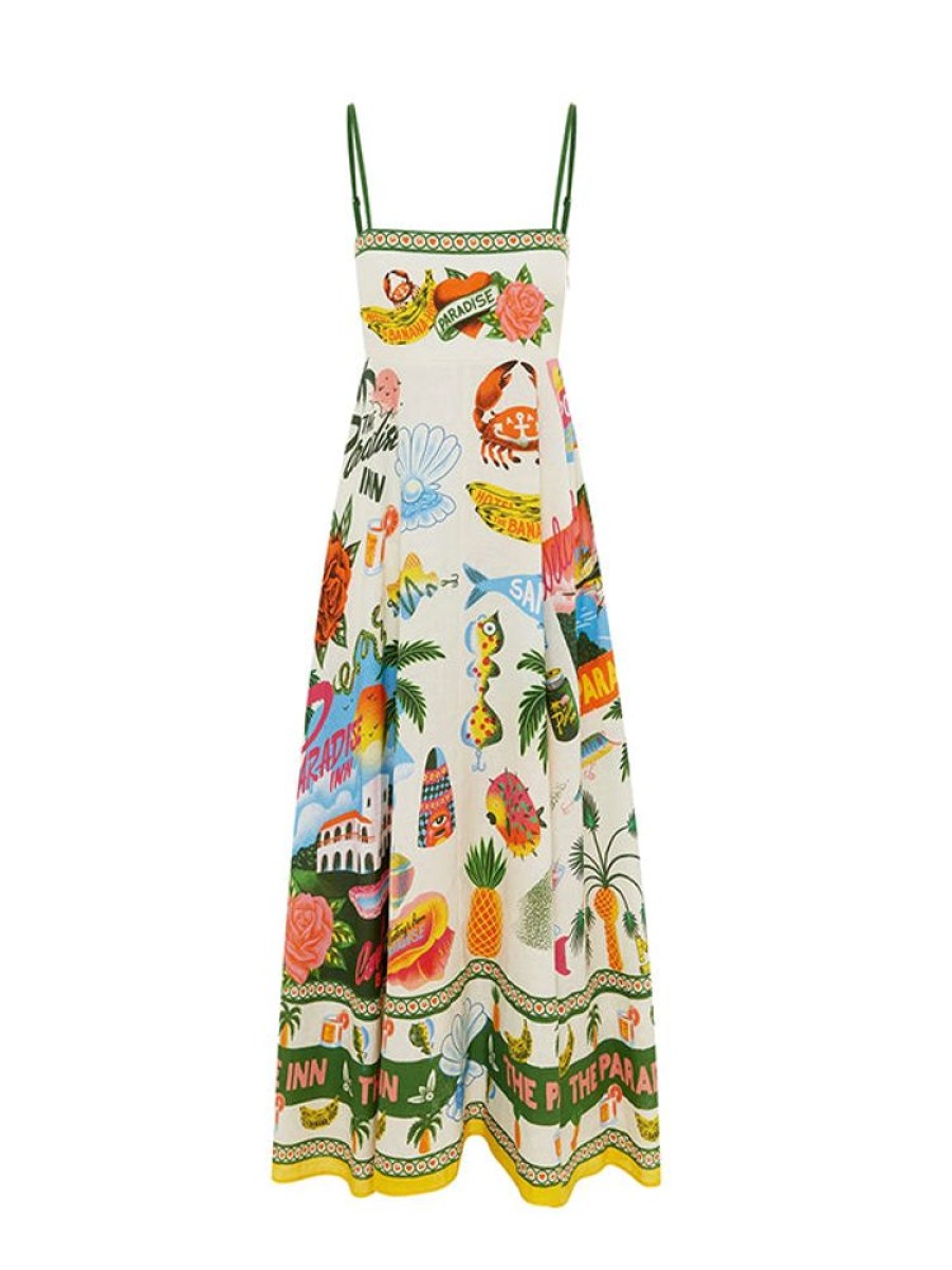 ALEMAIS Paradiso Sundress In Multi