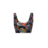 LA DOUBLEJ Baia Crop Top In Jacquard Spritz Blue Petrol