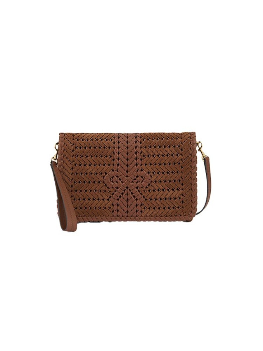 ANYA HINDMARCH The Neeson Cross Body In Cedar Suede