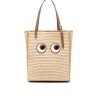 ANYA HINDMARCH Tote Small Eyes In Natural Raffia