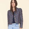 XIRENA Ani Quilted Jacket In Navy Posey