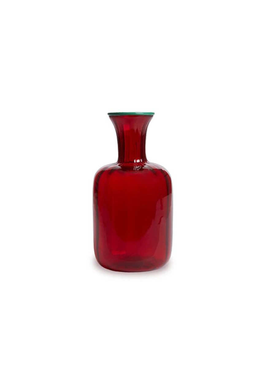 LA DOUBLEJ Murano Glass Carafe In Red