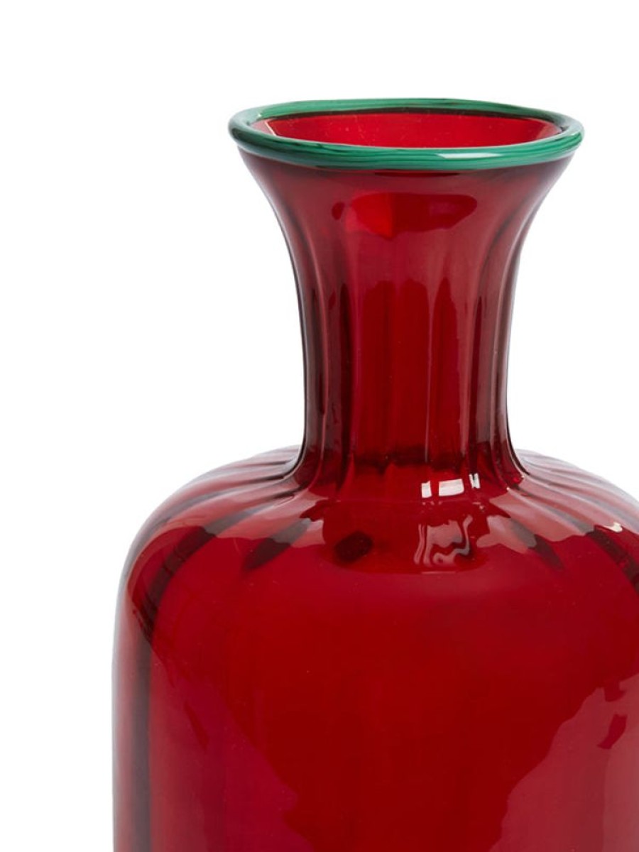 LA DOUBLEJ Murano Glass Carafe In Red