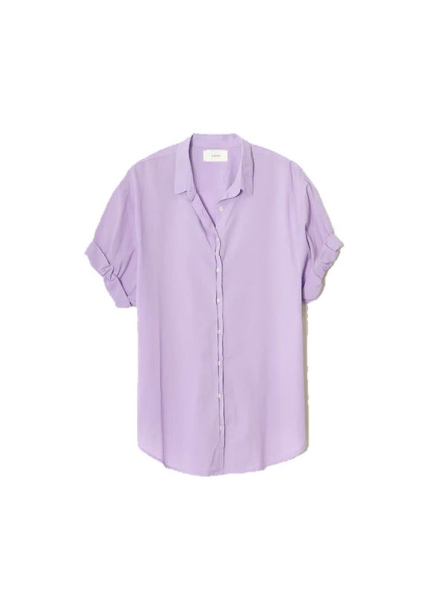 XIRENA Channing Shirt In Light Wisteria