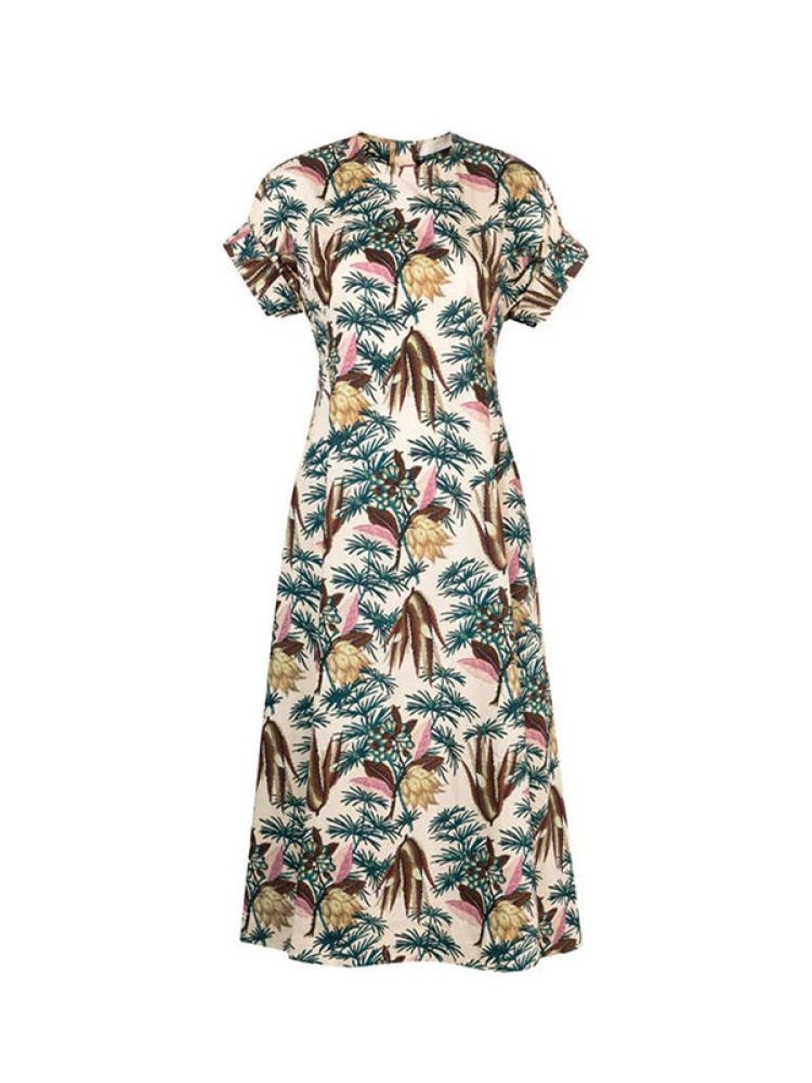 ULLA JOHNSON Devon Dress In Wildflower