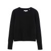 CHINTI AND PARKER The Cropped Essentials Sweater In Black