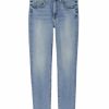 NILI LOTAN Mid Rise Jean In Light Blue