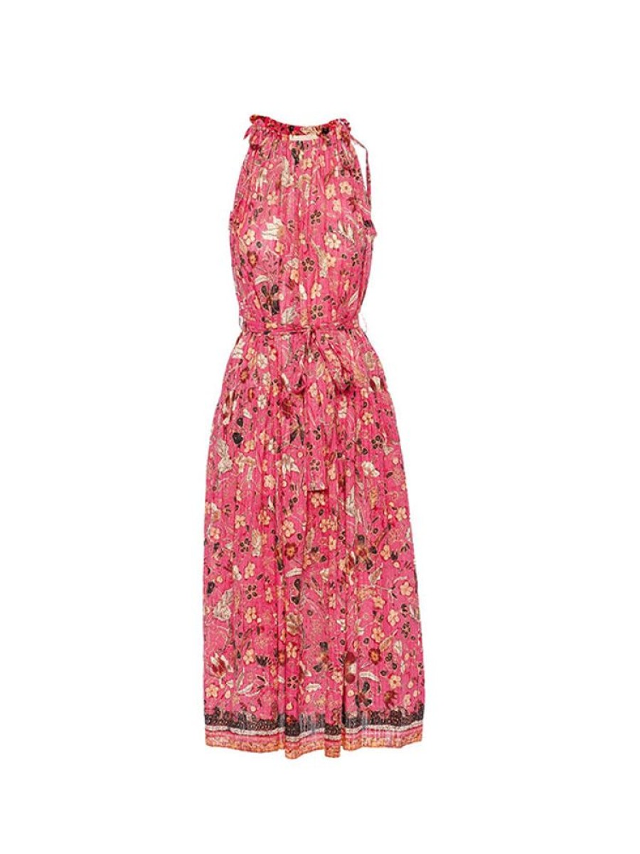 ULLA JOHNSON Samar Dress In Hollyhock