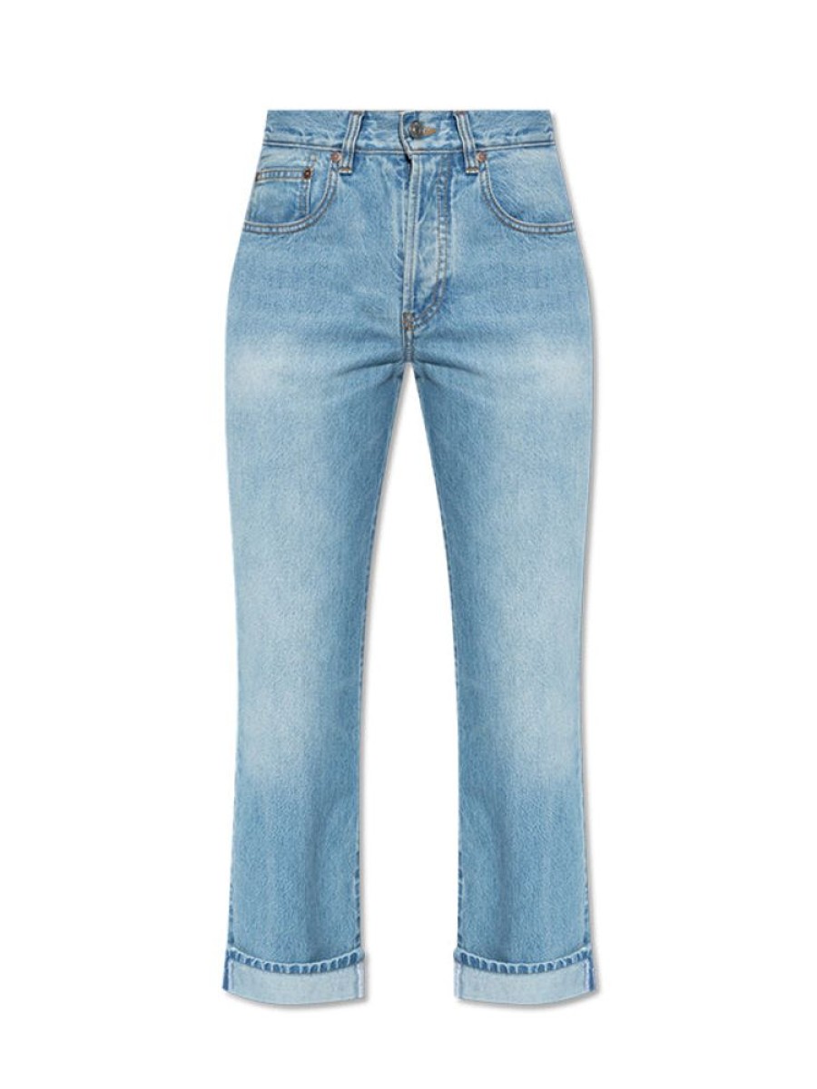 VICTORIA BECKHAM Victoria Jean In 90S Mid Blue Wash