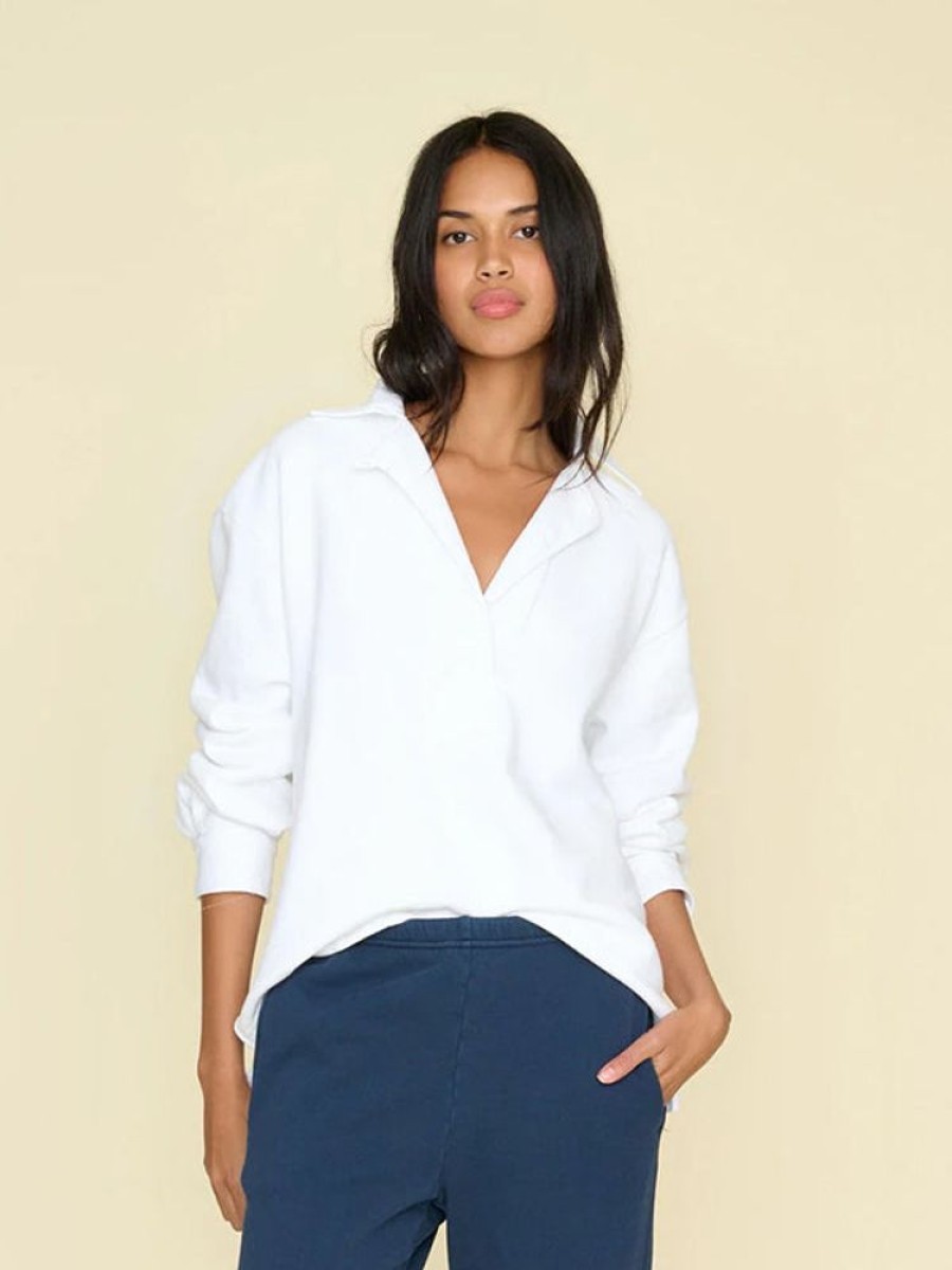 XIRENA Dawn Sweatshirt In White