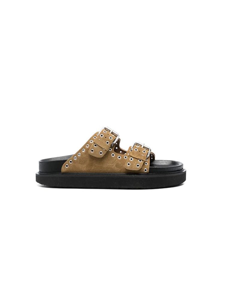 ISABEL MARANT Lennya Sandals In Taupe