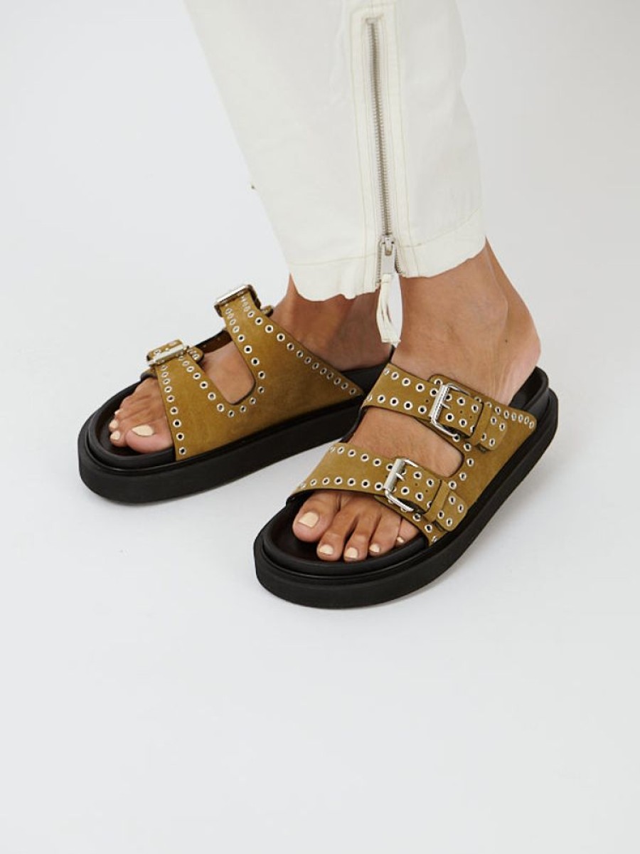 ISABEL MARANT Lennya Sandals In Taupe