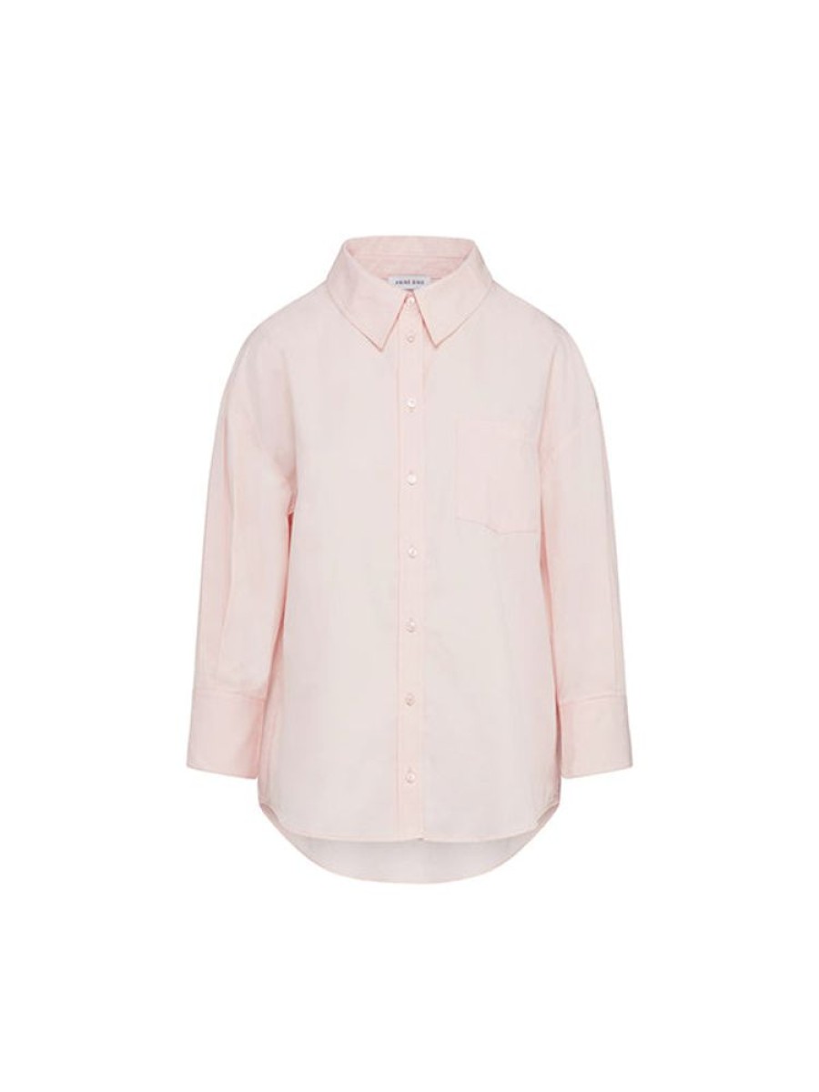 ANINE BING Mika Shirt In Pink