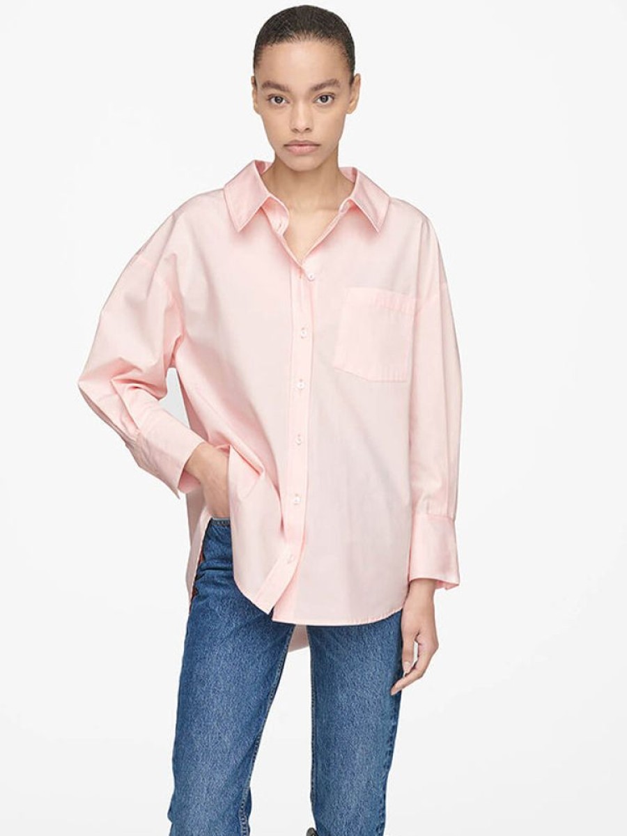 ANINE BING Mika Shirt In Pink