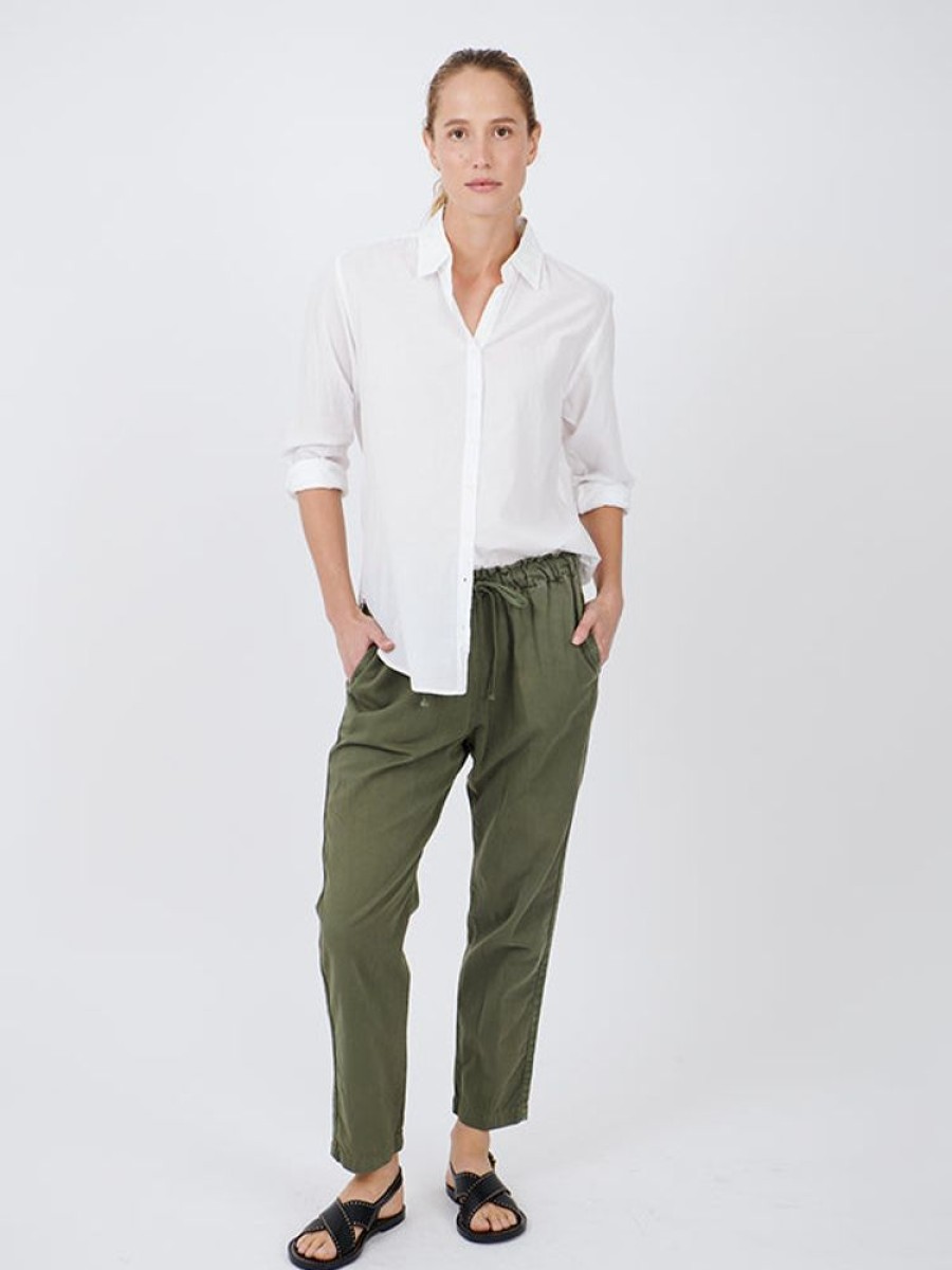 XIRENA Rex Twill Pant In Fern Green