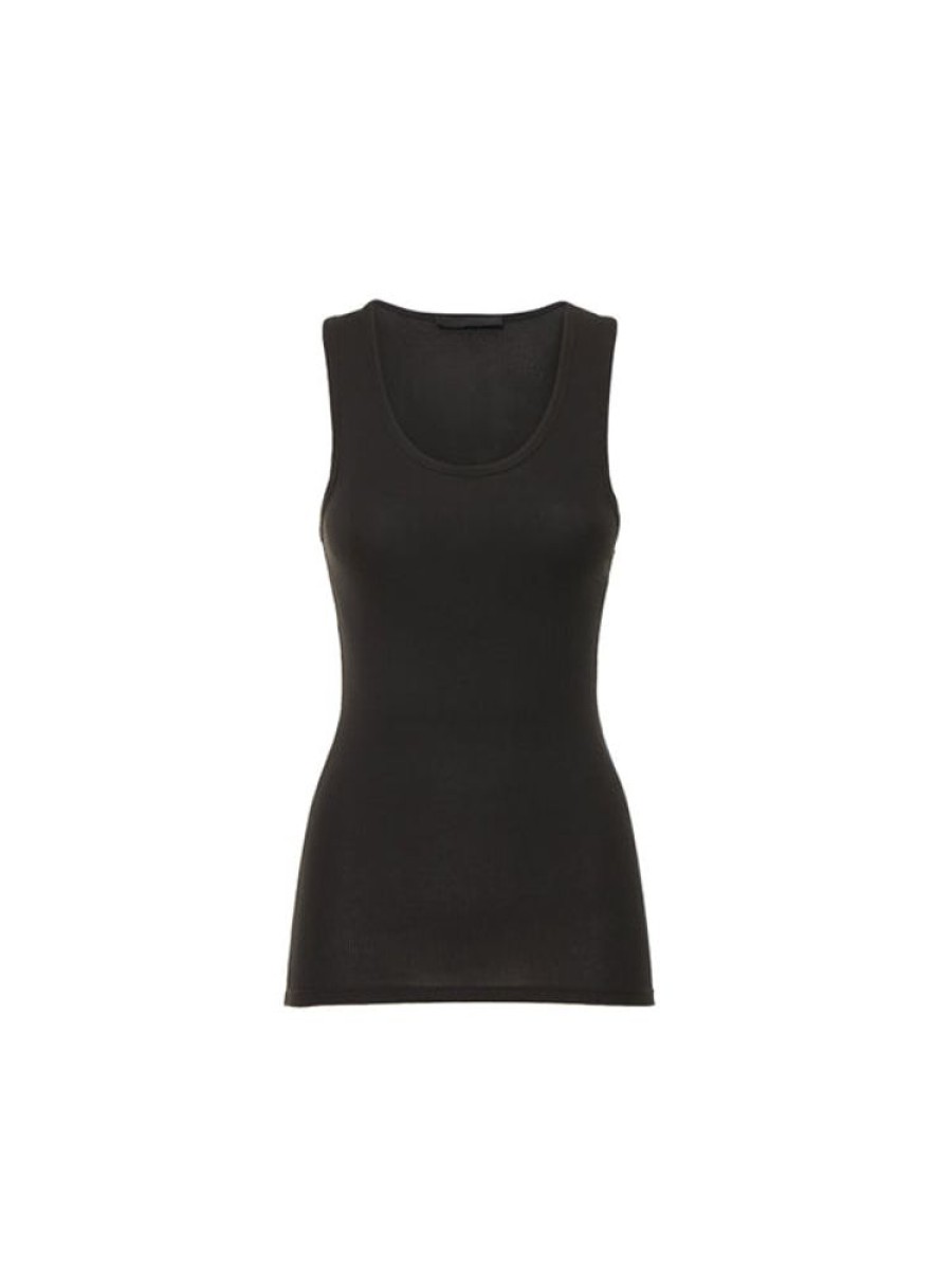 WARDROBE.NYC Ribbed Tank In Black