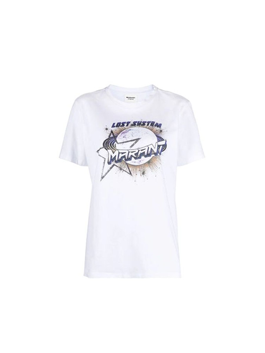 ISABEL MARANT ETOILE Enna Tee In White