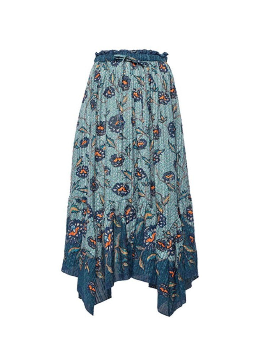 ULLA JOHNSON Alice Skirt In Cornflower