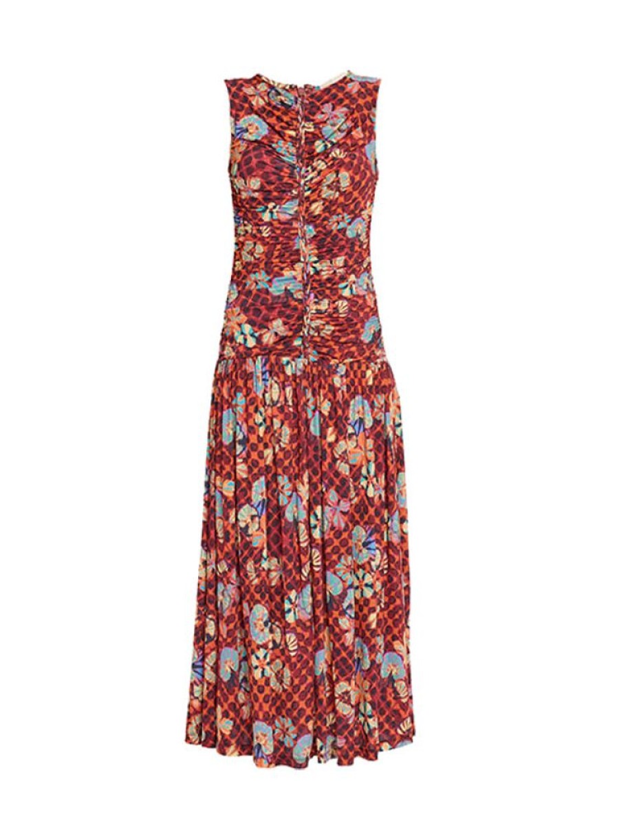 ULLA JOHNSON Flora Dress In Oasis