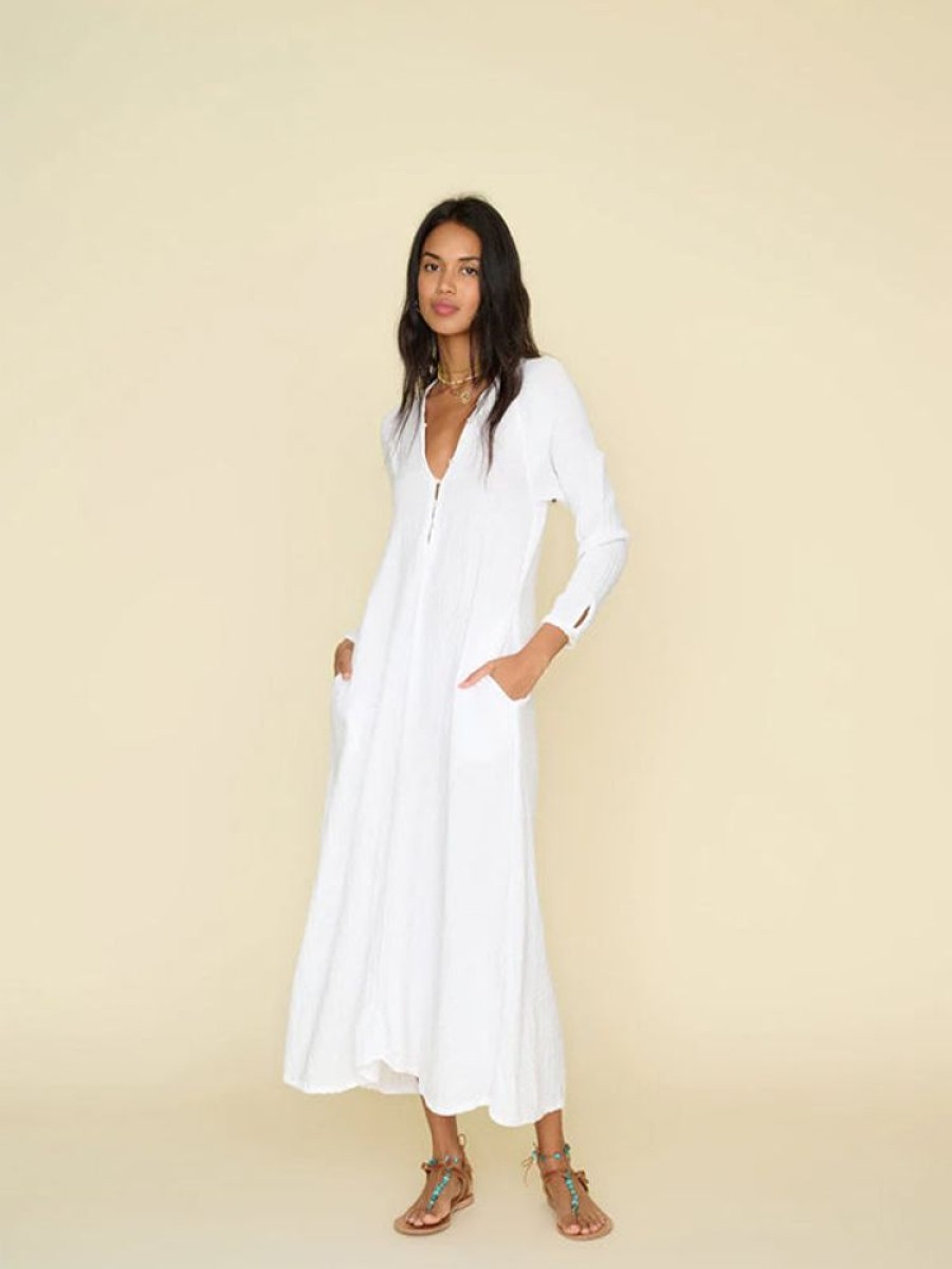 XIRENA Tabitha Dress In White