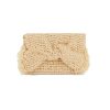 ANYA HINDMARCH Bow Clutch In Natural Raffia