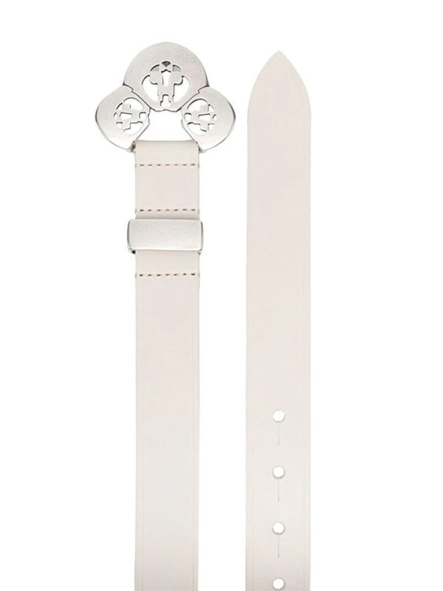 ISABEL MARANT Adaria Belt In Chalk/Silver