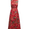 ULLA JOHNSON Kaiya Dress In Hibiscus