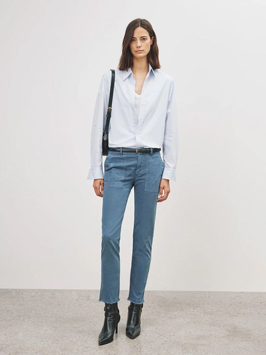 NILI LOTAN Jenna Pant In Cadet Blue