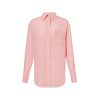 VICTORIA BECKHAM Long Sleeve Pyjama Shirt In Orchid