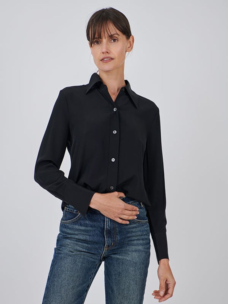 EQUIPMENT Leona Shirt In True Black