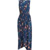 ULLA JOHNSON Luca Dress In Blue Dahlia