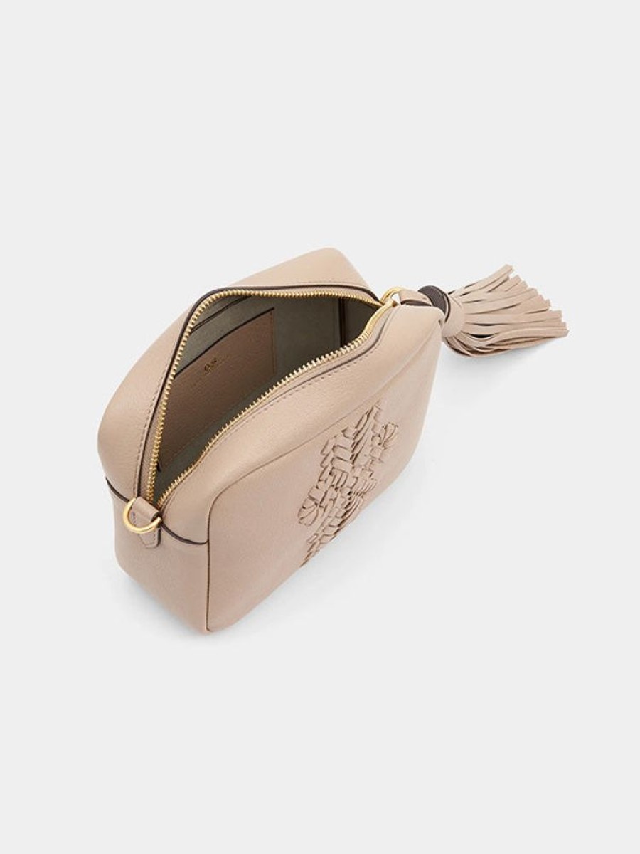 ANYA HINDMARCH The Neeson Tassel Cross Body In Nude