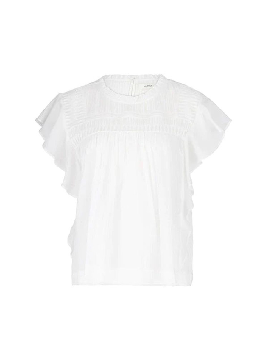 ISABEL MARANT ETOILE Layona Top In White