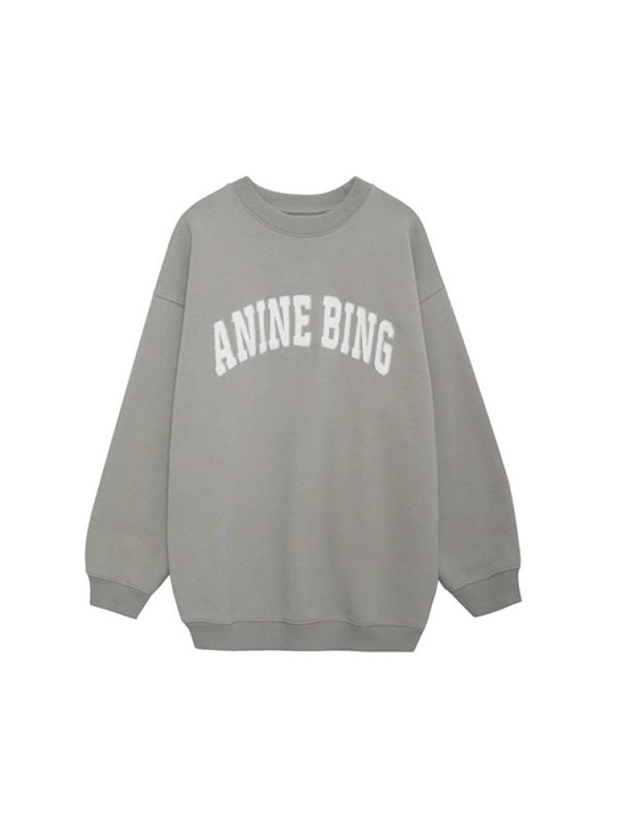 ANINE BING Tyler Sweatshirt In Storm Grey