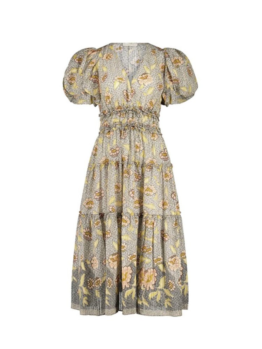 ULLA JOHNSON Eloisa Dress In Chrysanthemum