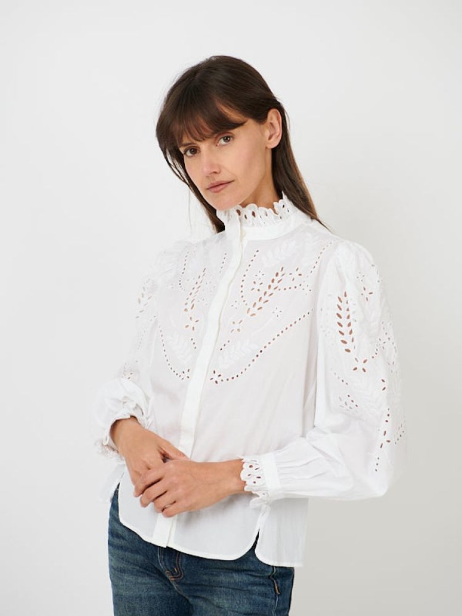 ISABEL MARANT ETOILE Raissa Shirt In White