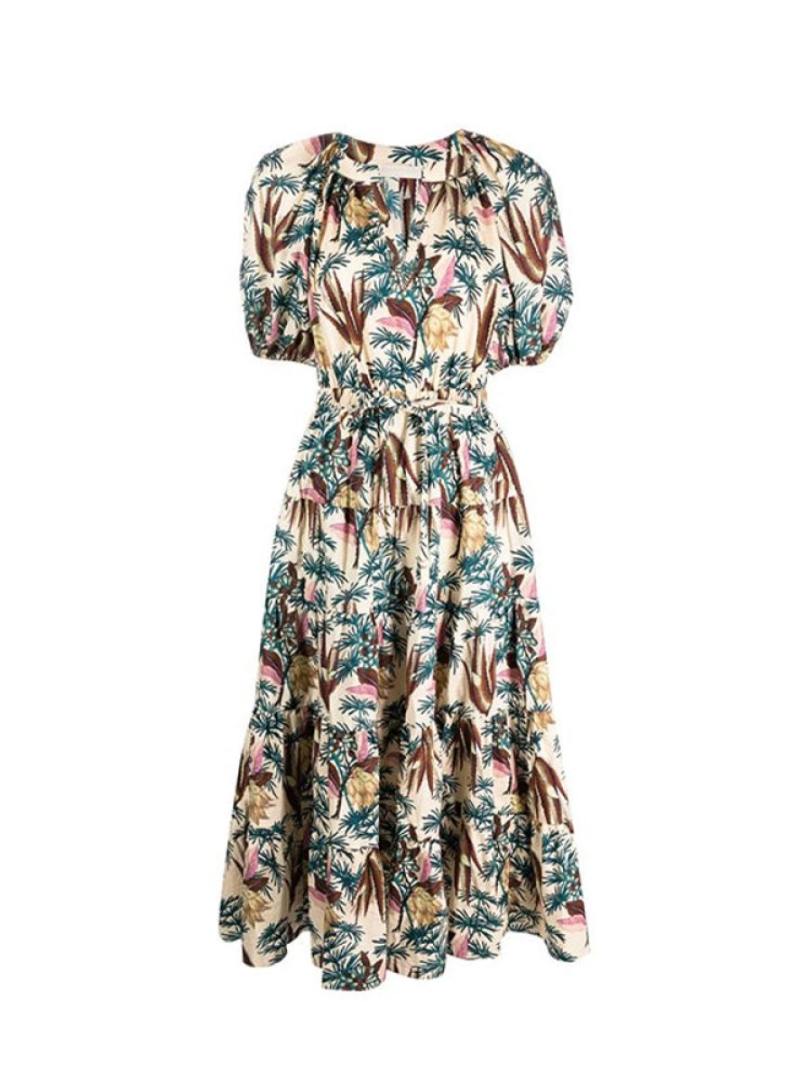 ULLA JOHNSON Olina Dress In Wildflower