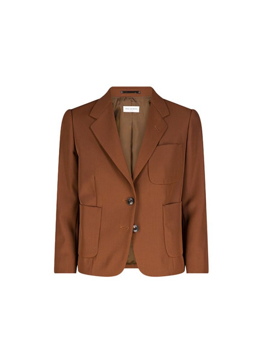 DRIES VAN NOTEN Bambis Jacket In Brown