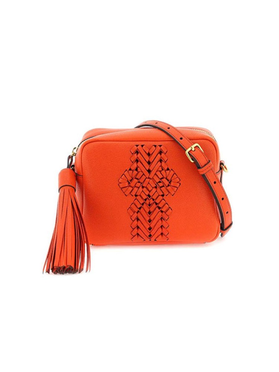 ANYA HINDMARCH The Neeson Cross Body In Flame Red