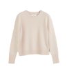 CHINTI AND PARKER The Cropped Essentials Sweater In Bone