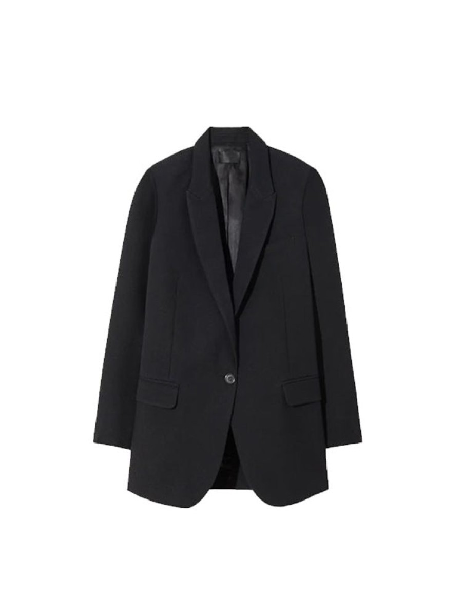 NILI LOTAN Diane Blazer In Midnight