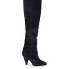 ISABEL MARANT Riria Thigh Boots In Faded Black