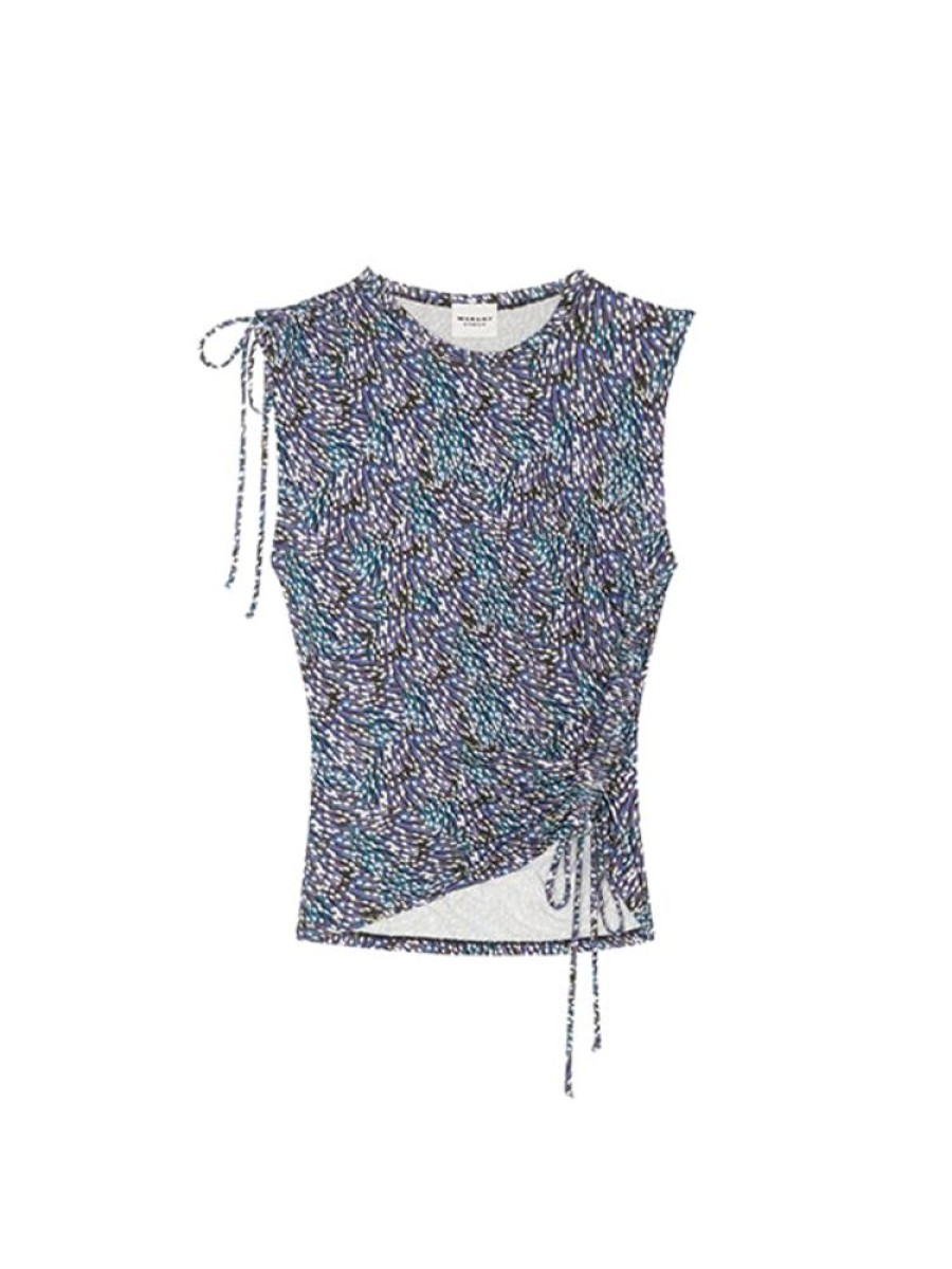 ISABEL MARANT ETOILE Janis Top In Blue