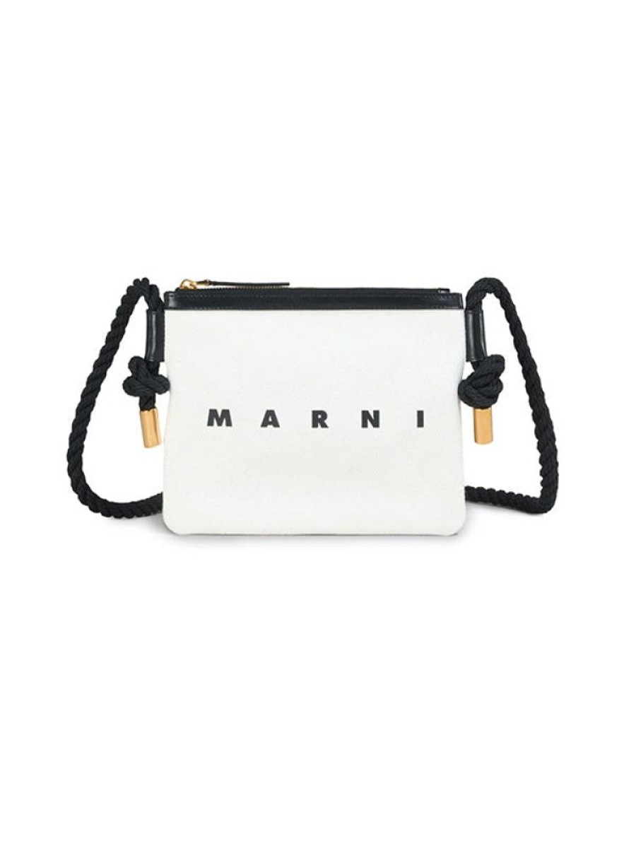 MARNI Crossbody Bag In White