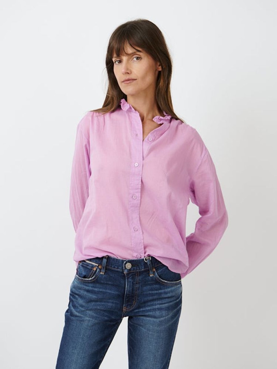 ISABEL MARANT ETOILE Gamble Top In Mauve