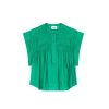 ISABEL MARANT ETOILE Leaza Top In Emerald